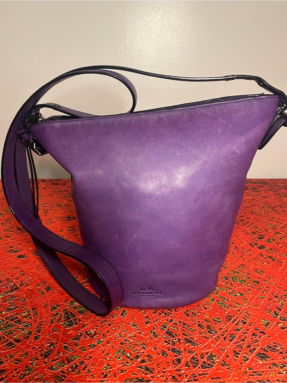 Coach Bleecker Leather Bucket Bag